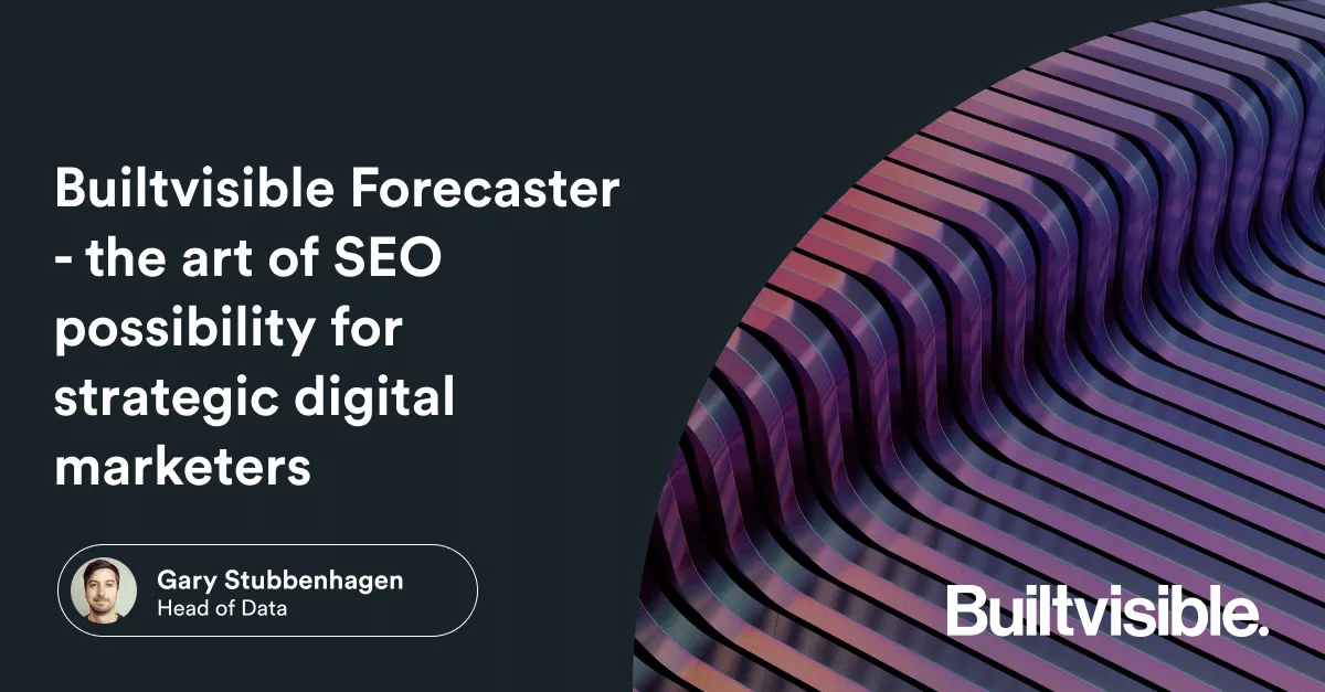 WLTX SEOForecaster – the art of SEO possibility for strategic digital marketers. 3 Builtvisible Forecaster – the art of SEO possibility for strategic digital marketers.